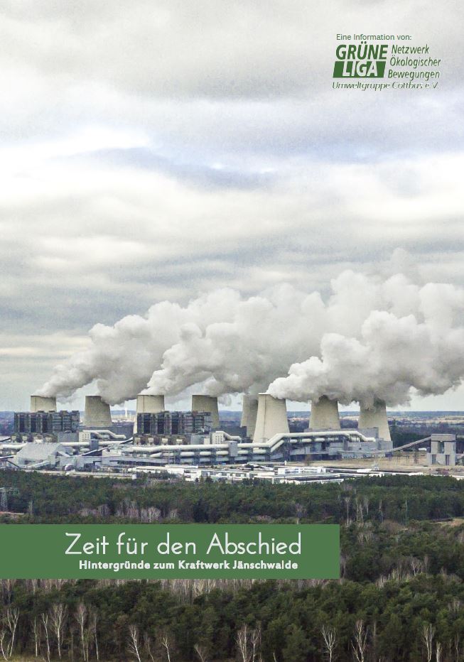 Hintergrundpapier zum Kraftwerk Jänschwalde