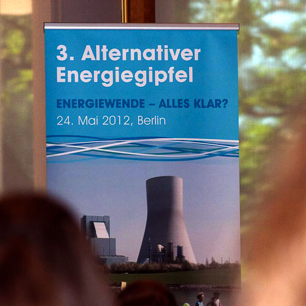 Fotografien auf dem Energiegipfel 2012 der Klima-Allianz