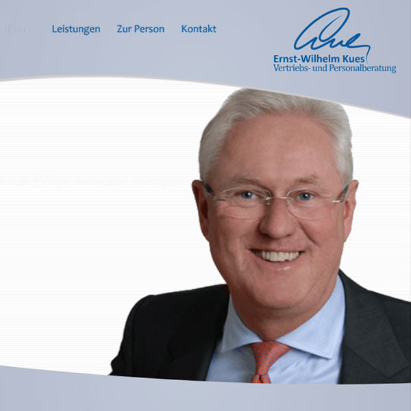 Bild der Internetseite von www.ewkues.de