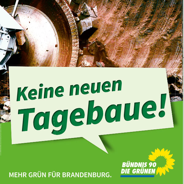 Wahlplakat B90/Die Grünen