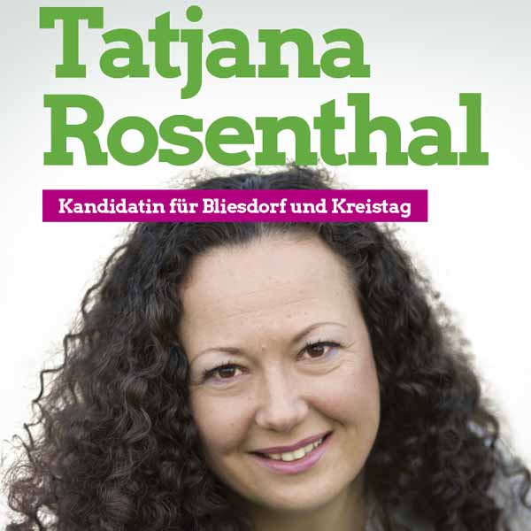 Wahlplakat Tatjana-Rosenthal