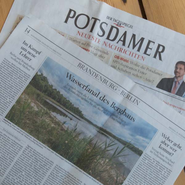 Foto in den Potsdamer Neuen Nachrichten